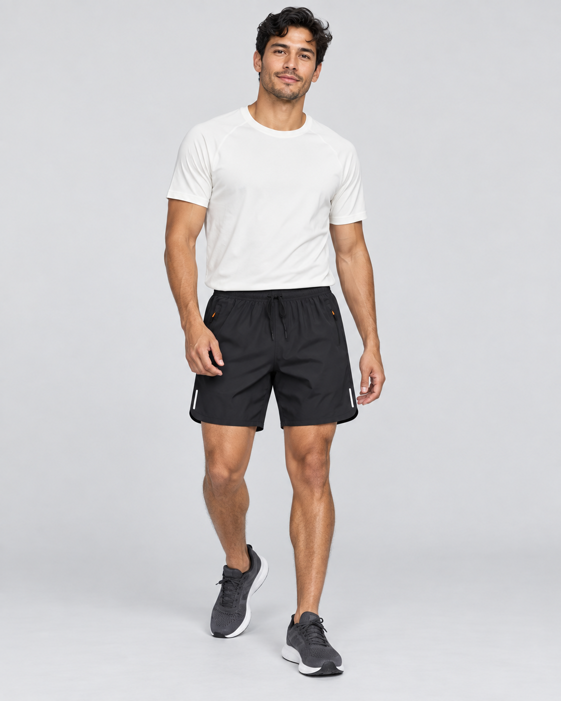 AVA Men’s Performance Running Shorts – Black