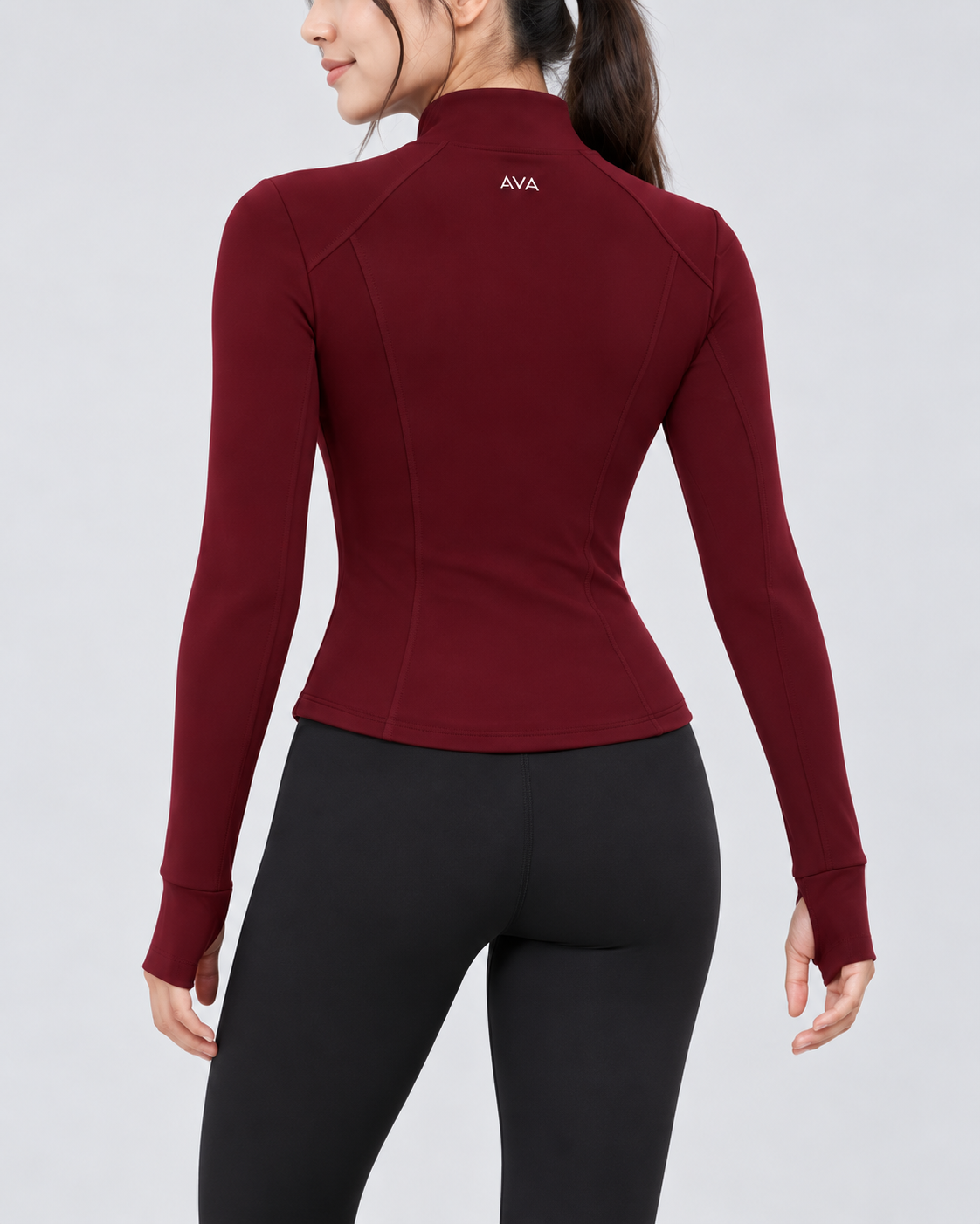 AVA Women’s Performance Jacket – Burgundy