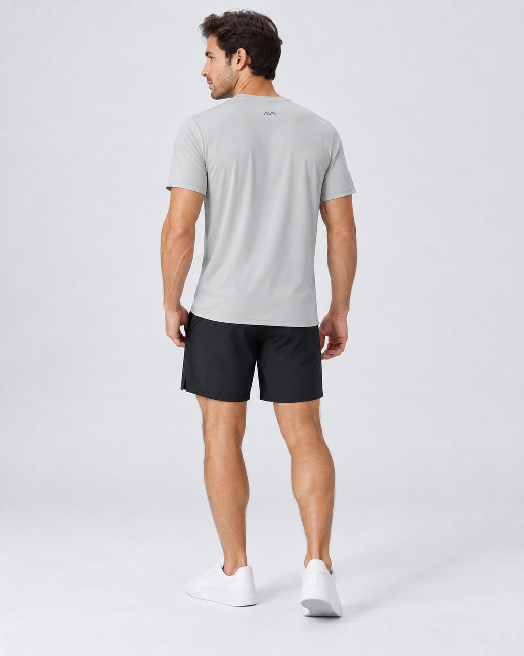 AVA Men’s Performance T-Shirt – Light Grey